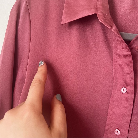 Mango Satin BLOUSE - Picture 4 of 8